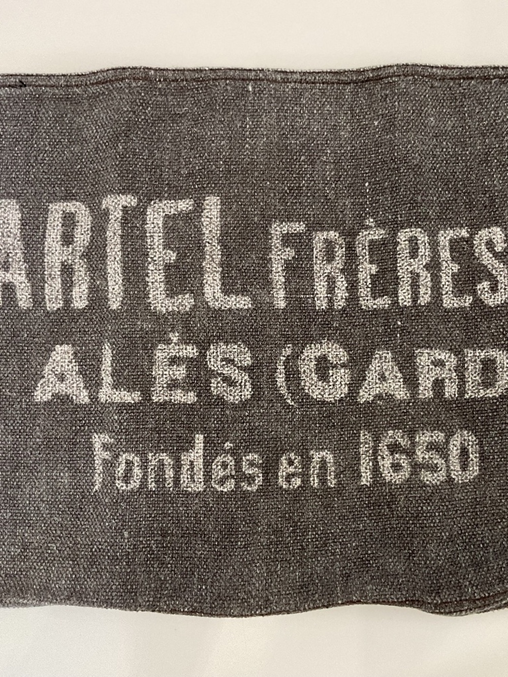 Restoration Hardware Vintage French Mercantile Grain Sack Linen Pillow Cover